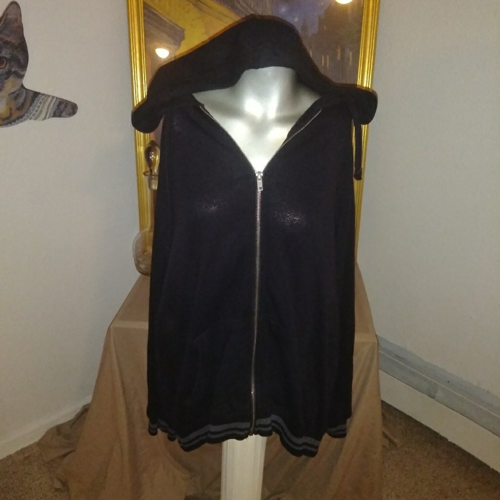 torrid black and sequins hoodie